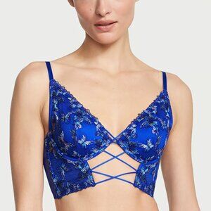 Victoria's Secret butterfly embroidery corset top